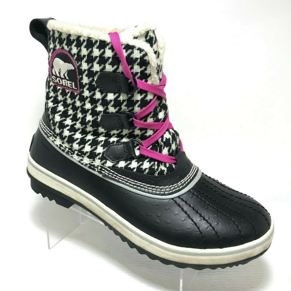 sorel plaid duck boots